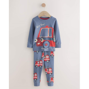 Піжама з бавовняного трикотажу Emergency/Grey-blue