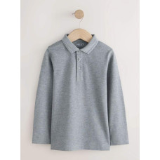 Поло з довгим рукавом Basic /Grey