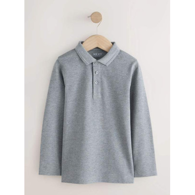 Поло з довгим рукавом Basic Grey