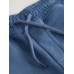 Шорти з двонитки Basic Regular /Mid Blue