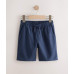 Шорти з бавовняного попліну Cotton Regular /Navy