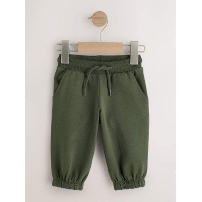 Джогери з двонитки Regular Fit /Зелений