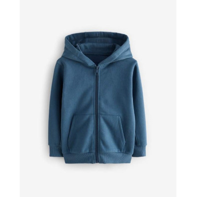 Зіп худі з флісовим начосом Next Mid Blue Plain