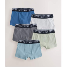 Труси боксери 5-пак Blue/Green/Grey